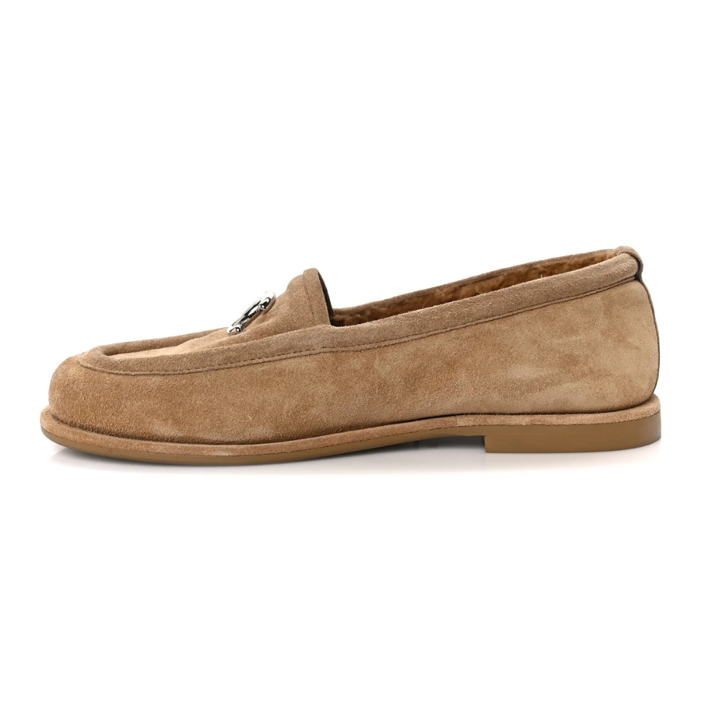 Suede Calfskin Loafers