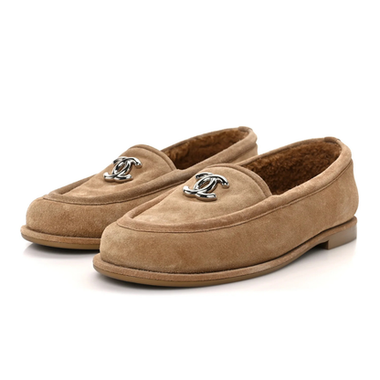 Suede Calfskin Loafers
